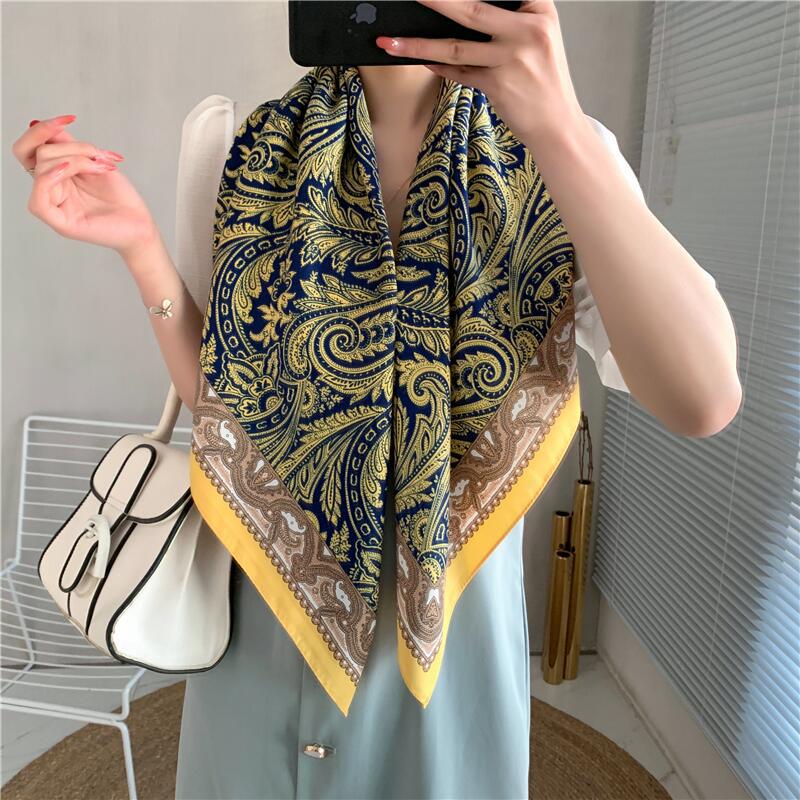 Fashion Home Color Leopard Twill Scarf