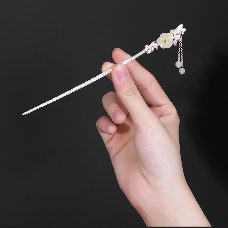 Women's Tassel Buyao Plated Ancient Costume National Fashion Hairpin