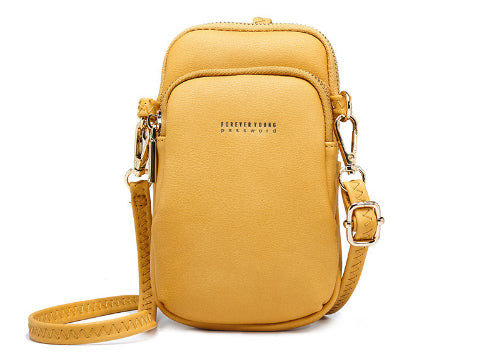 Fashion Simple Solid Color Crossbody Bag