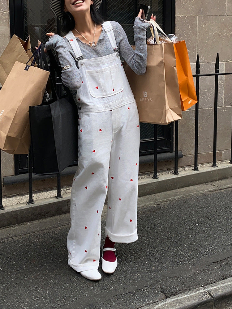 Retro Loose Straight Casual Wide-leg Trousers
