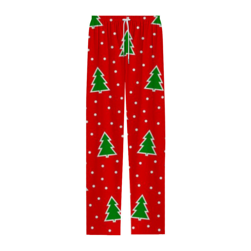 Men's Casual Pants Christmas Style Full Print