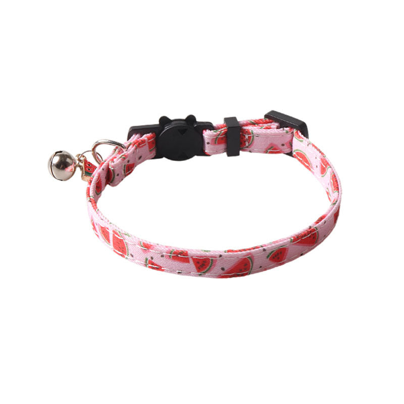 Fruit Blossom Series Bow Tie Cat Collar