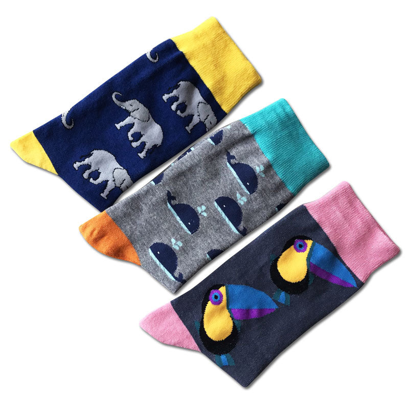 Socks European And American Large Size Men's Sport Mid-calf Length Sock