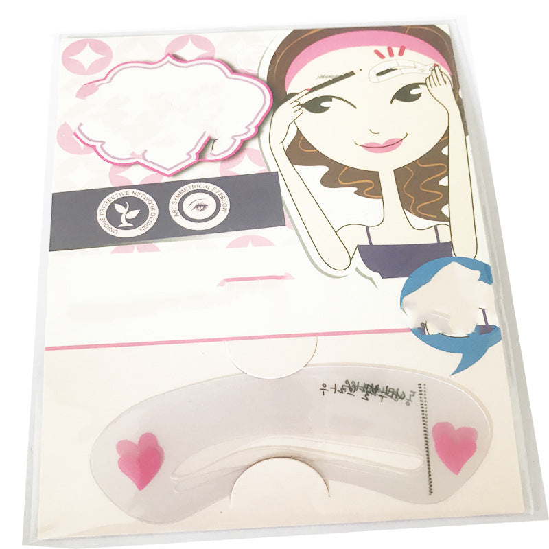 One Word Eyebrow Sticker Eyeliner Block Version Peach Blossom