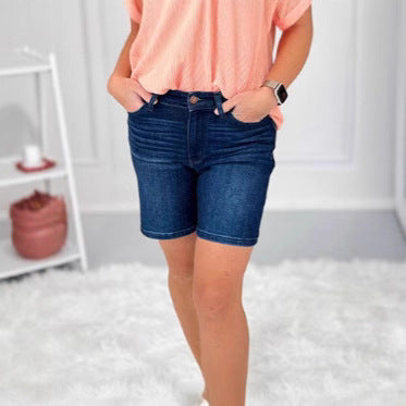Fashionable Simple Versatile Casual Denim Shorts