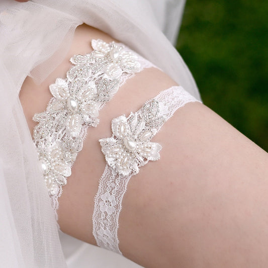 Sexy Lace Collar Leg Sleeve Thigh Loop