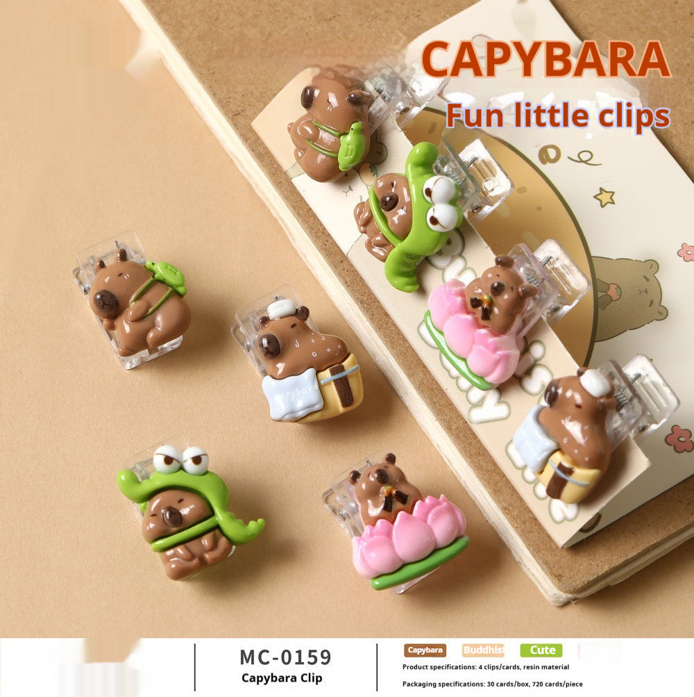 Cartoon Fashion Creative Portable Acrylic Barrettes