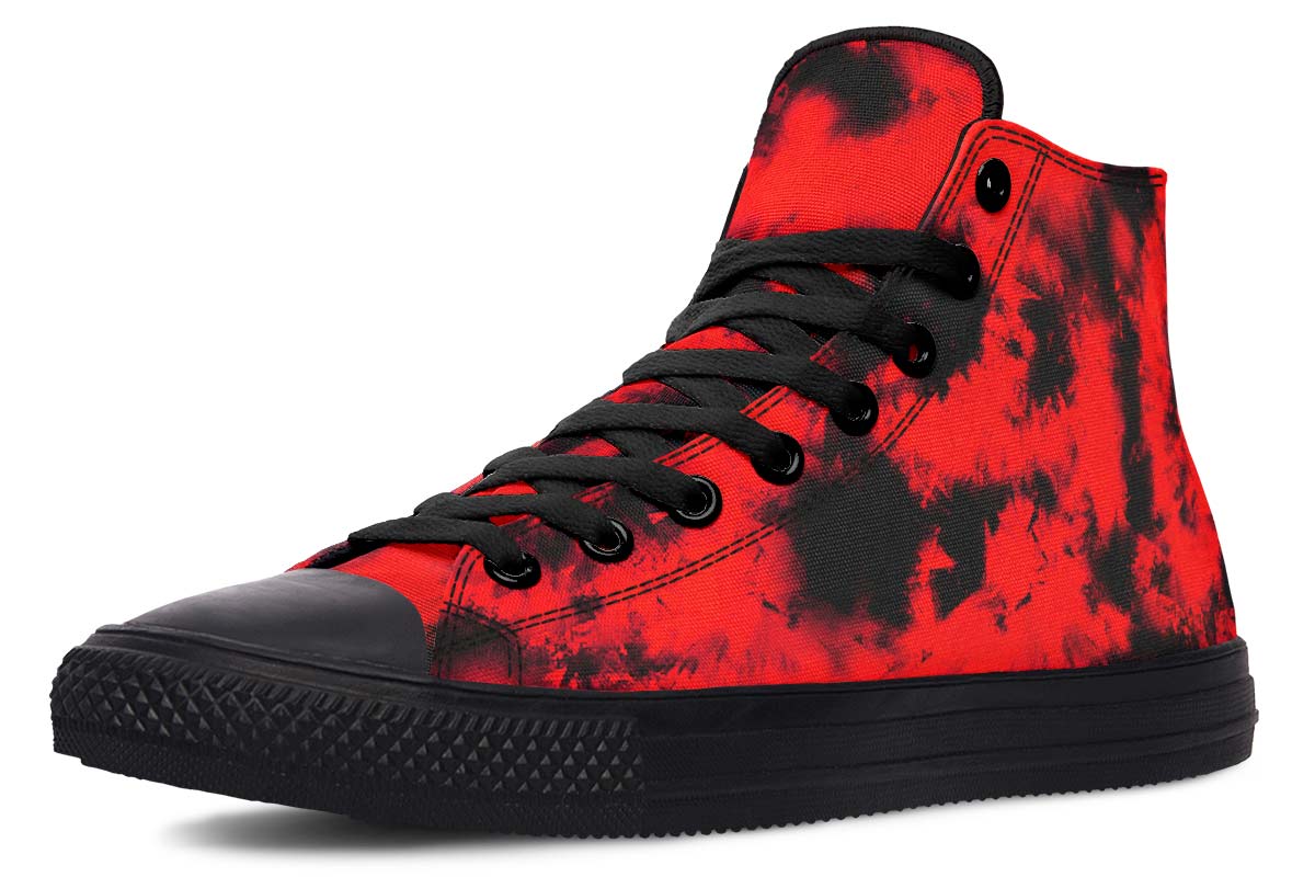 Printed Couple High-top Canvas Shoes