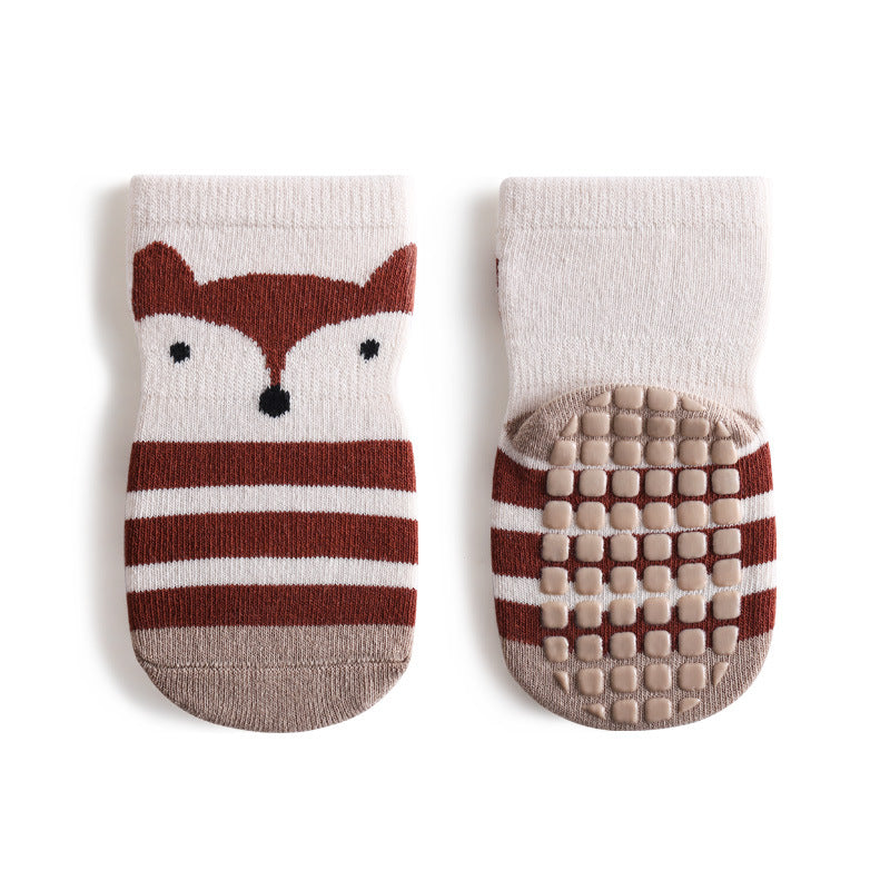 Children's Indoor Base Gel Non-slip Cool-proof Toddler Tube Socks