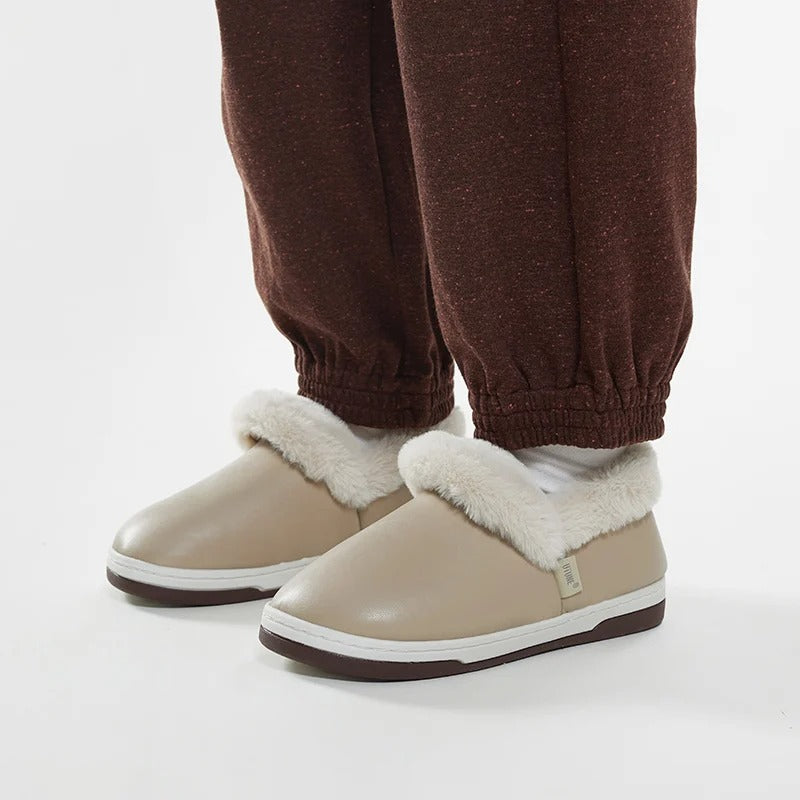 Women's Waterproof Cotton Slippers Autumn And Winter Thick Bottom