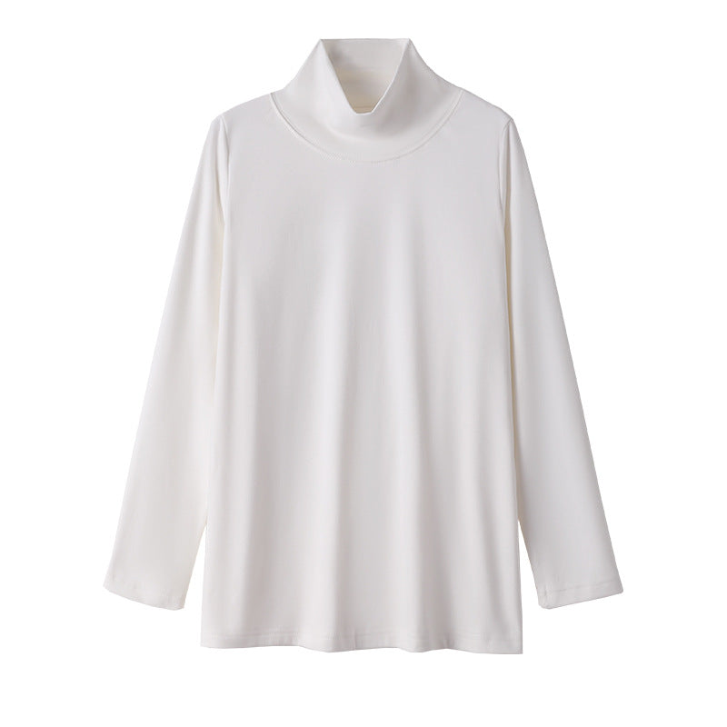 Women's Clothes Long Sleeve T-shirt Turtleneck Top
