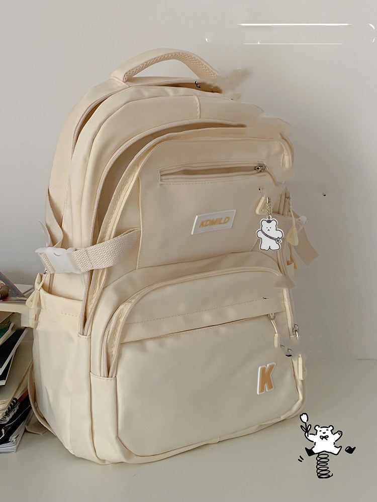 Schoolbag High School Students College Net Red Backpack