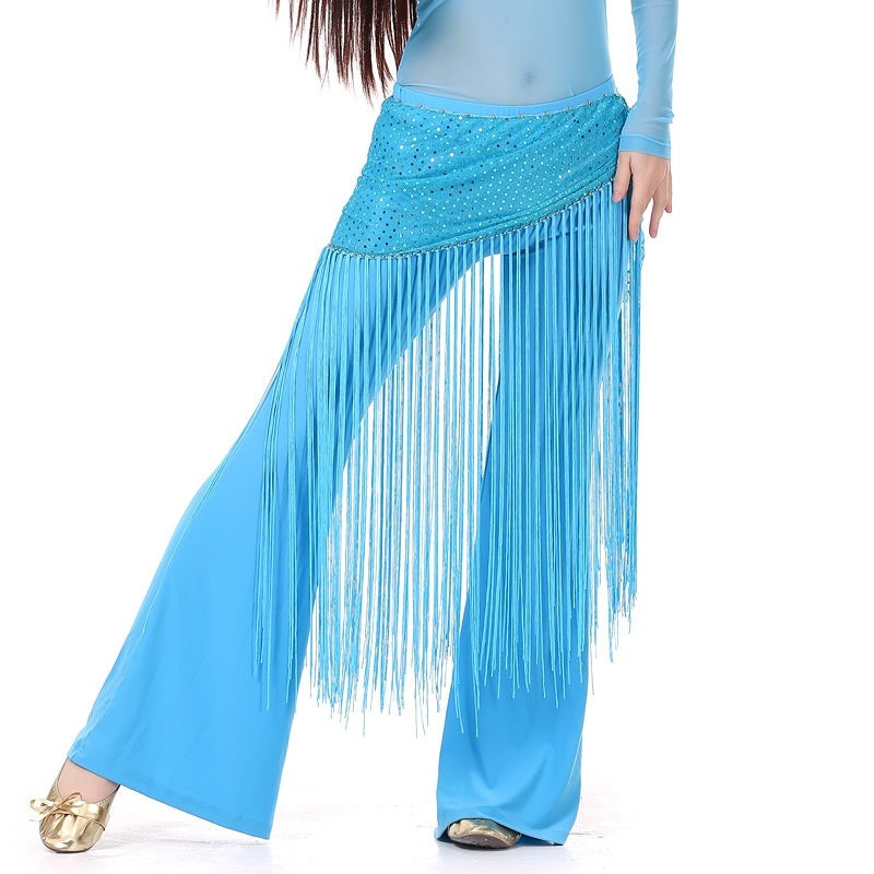 Highlight Tassels Waist Chain Practice Clothes Hip Scarf