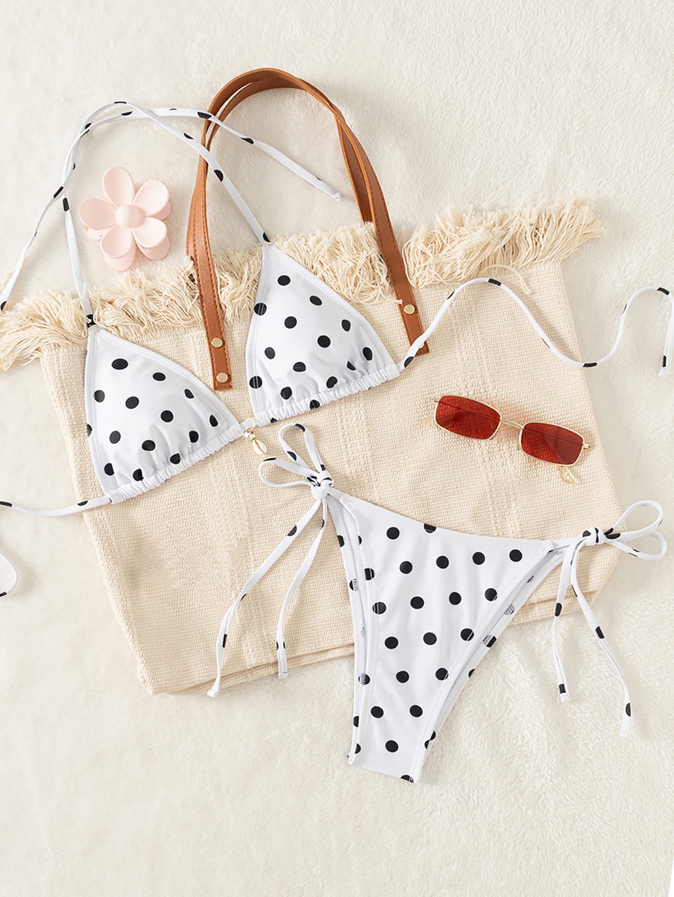 Lace-up Swimwear Deluxe Bikini Set