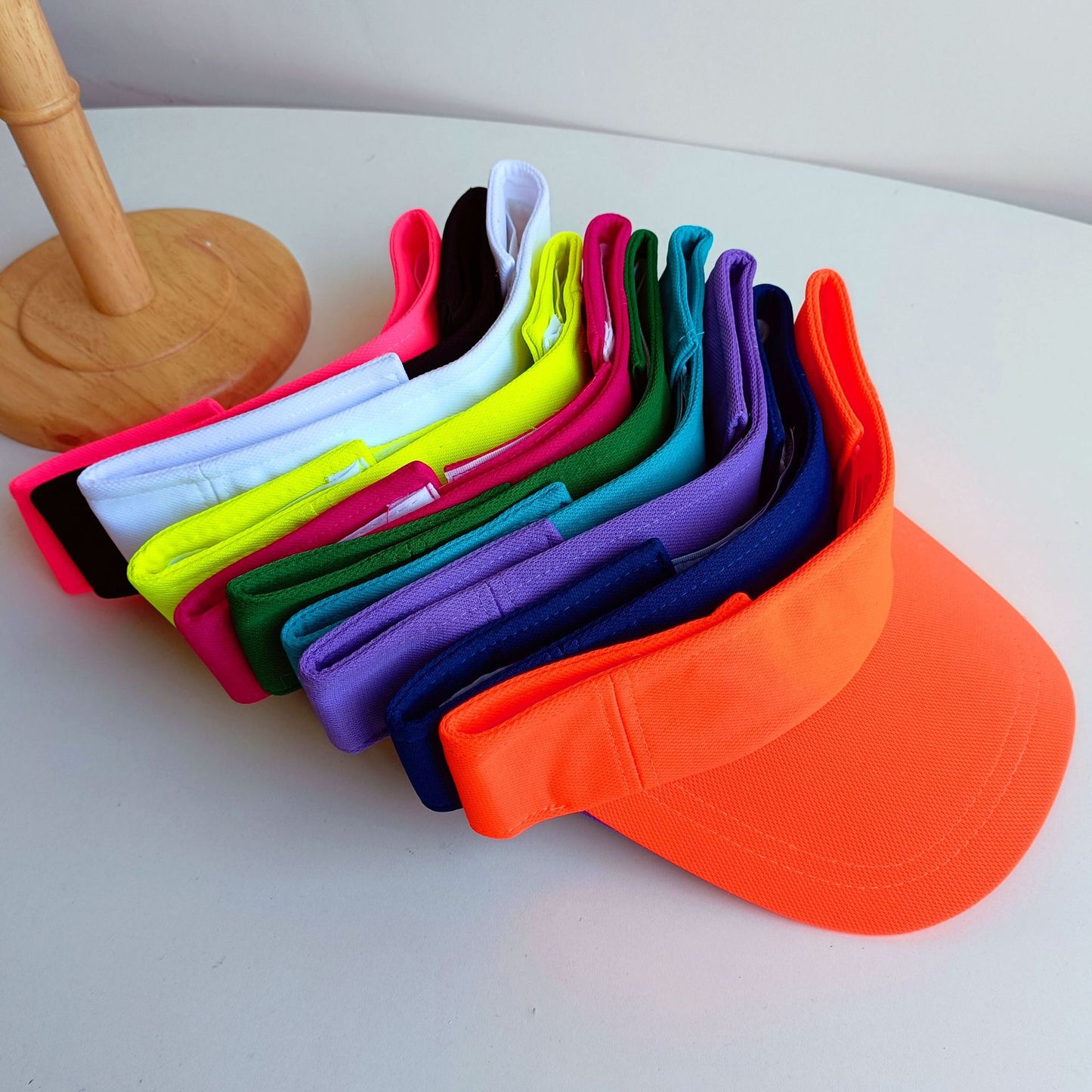 Sunlight Blocker For Summer Topless Hat Candy Color Low Price For Adult Men And Women Without Top