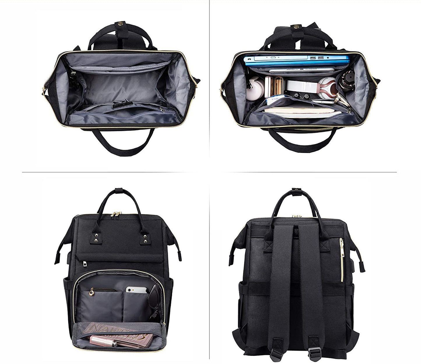 Men's And Women's Business Backpack Multi-function Large-capacity Bag