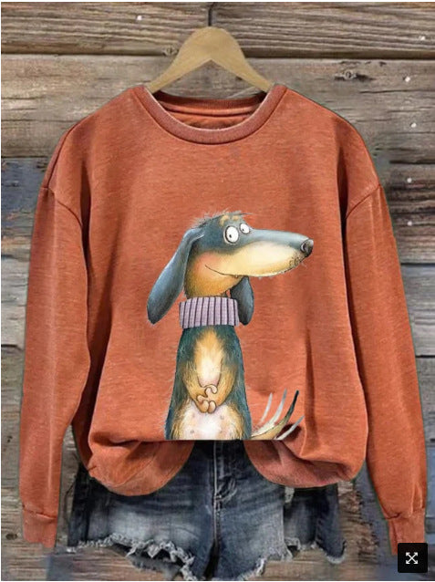 Women's Clothing Fashion Loose 3D Digital Printing Sweater