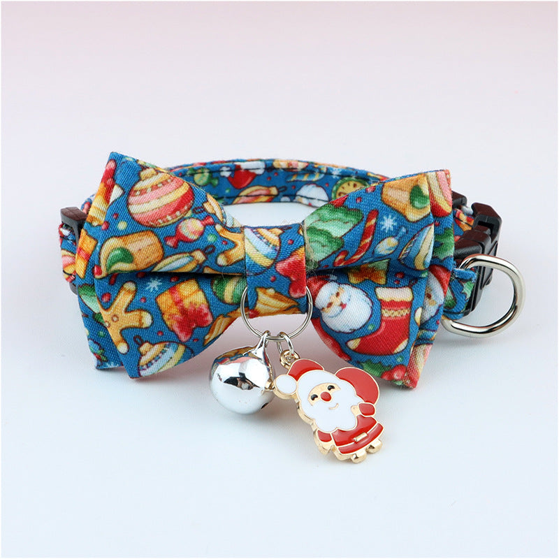 Clang Bow Tie Christmas Fashion Pet Collar