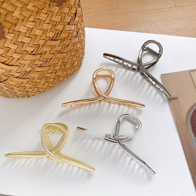 Large Alloy Grip All-matching Graceful Metal Back Head Updo