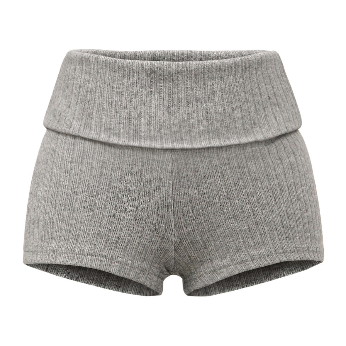 Sweet And Versatile Knitted Waistband Shorts