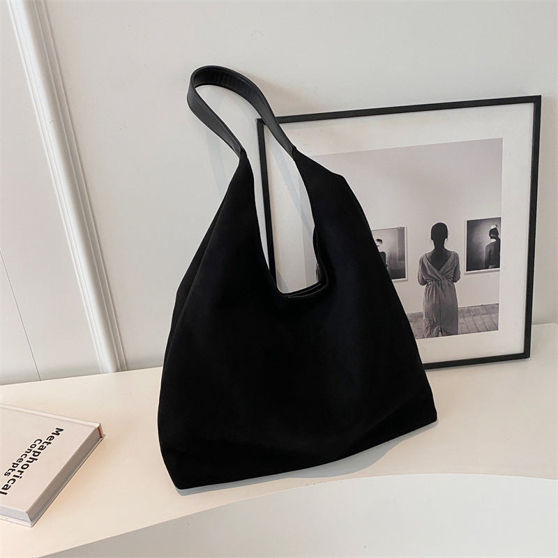 Deerskin Suede Commuter Underarm Bag