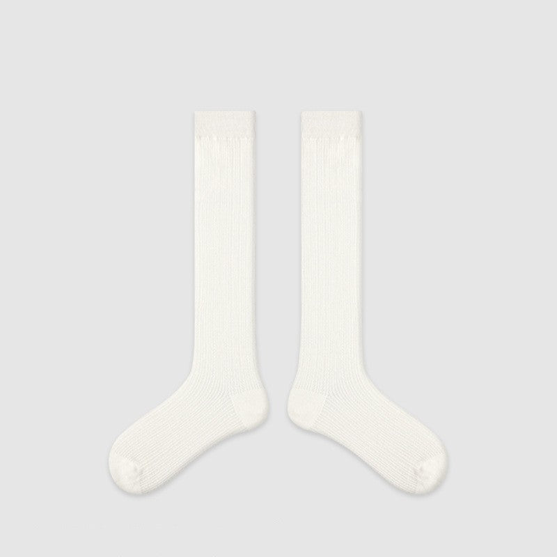 Women's Socks Spring And Summer Black Flowers
