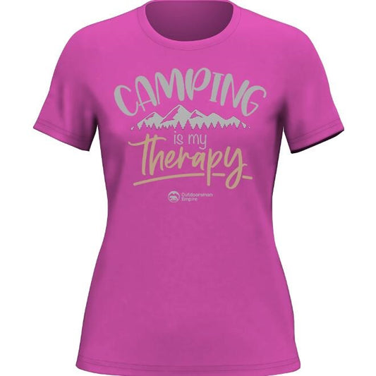 European And American Camping Is My Treatment T-shirt Digital Printing For Women