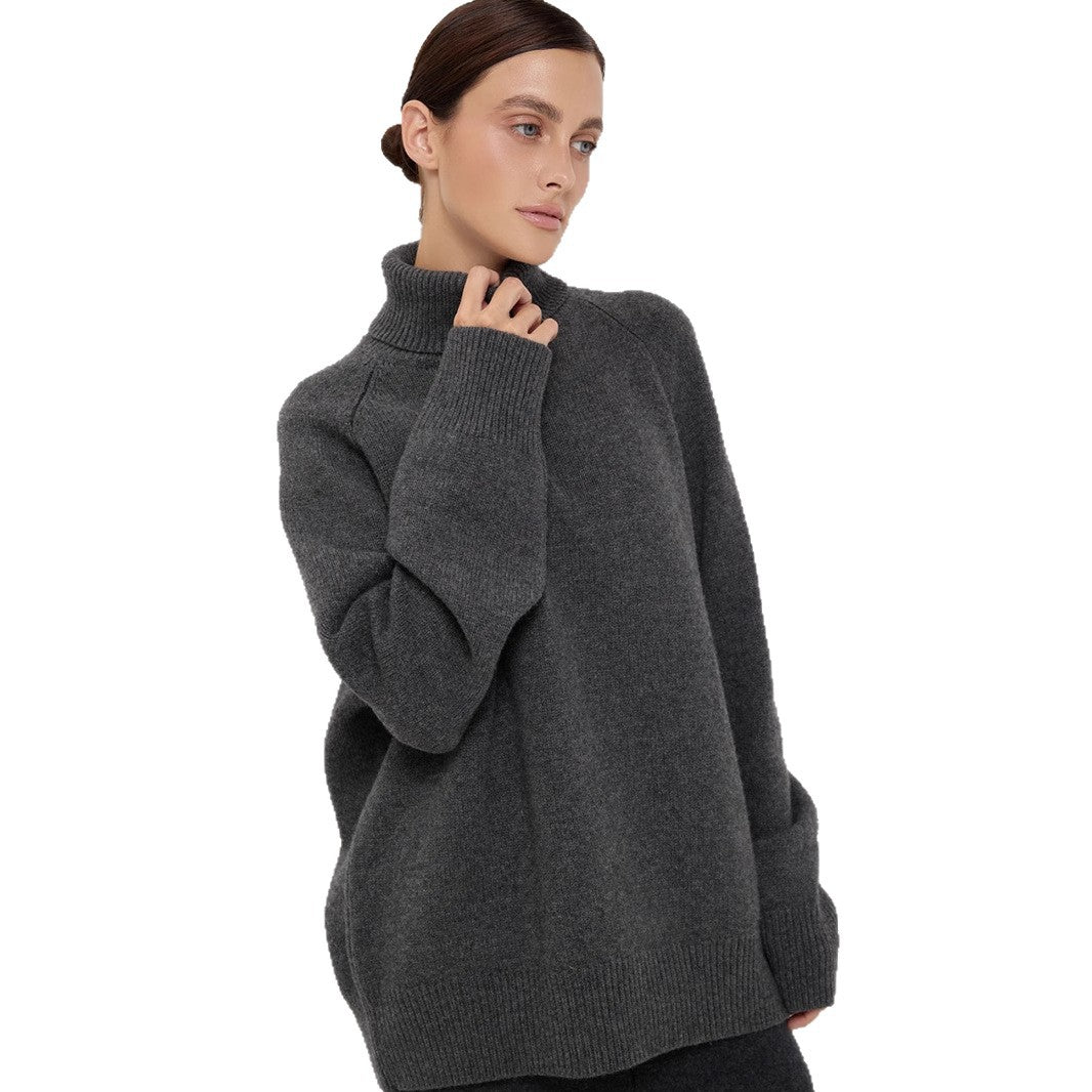 New Loose Pullover Thermal Knitting Sweater For Women