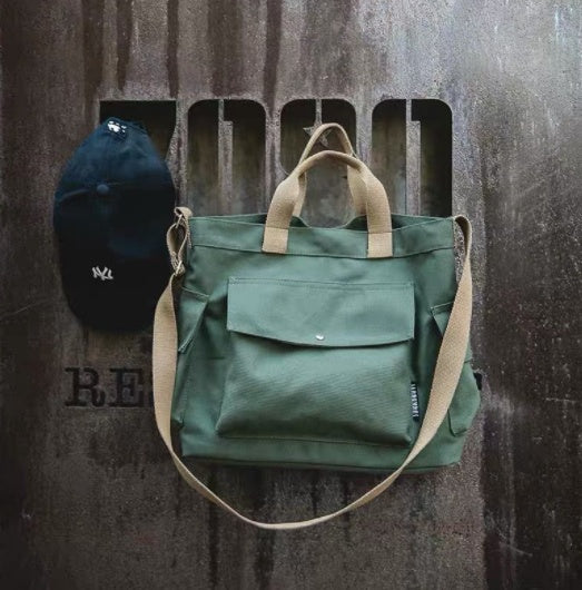 Men's Messenger Shoulder Bag Canvas Handbag
