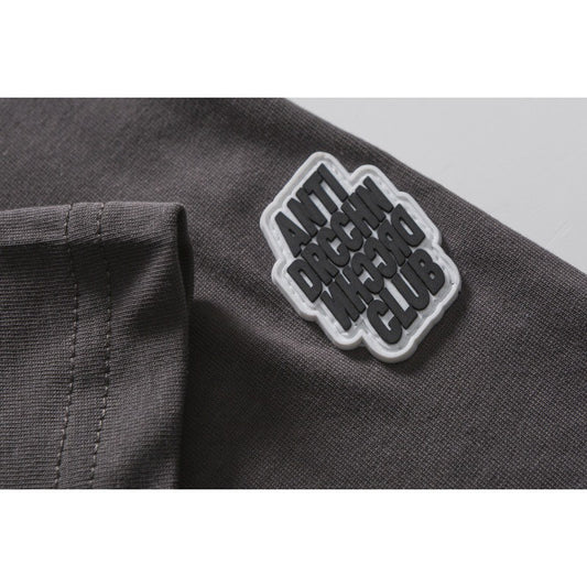 Cartoon Anime Loose Gray Casual Short Sleeves