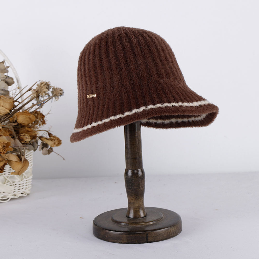 Warm Thickened Assorted Colors Woolen Knitted Hat