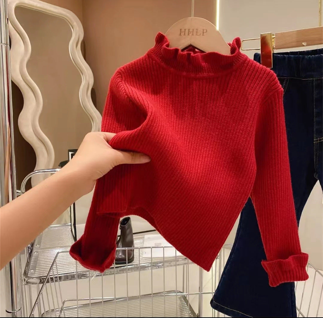 Spring And Autumn New Baby Knitted Top