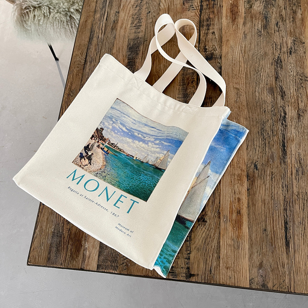 School Bag Portable Zipper Tote