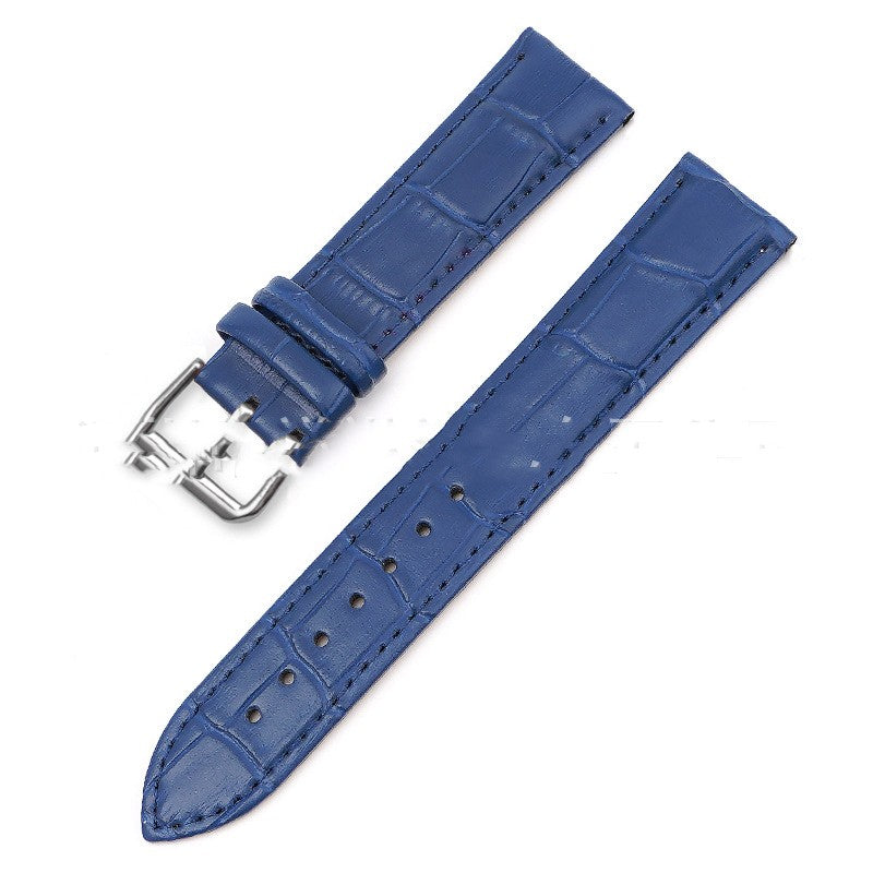 Leather Strap With Cowhide And Bamboo Knot Pattern