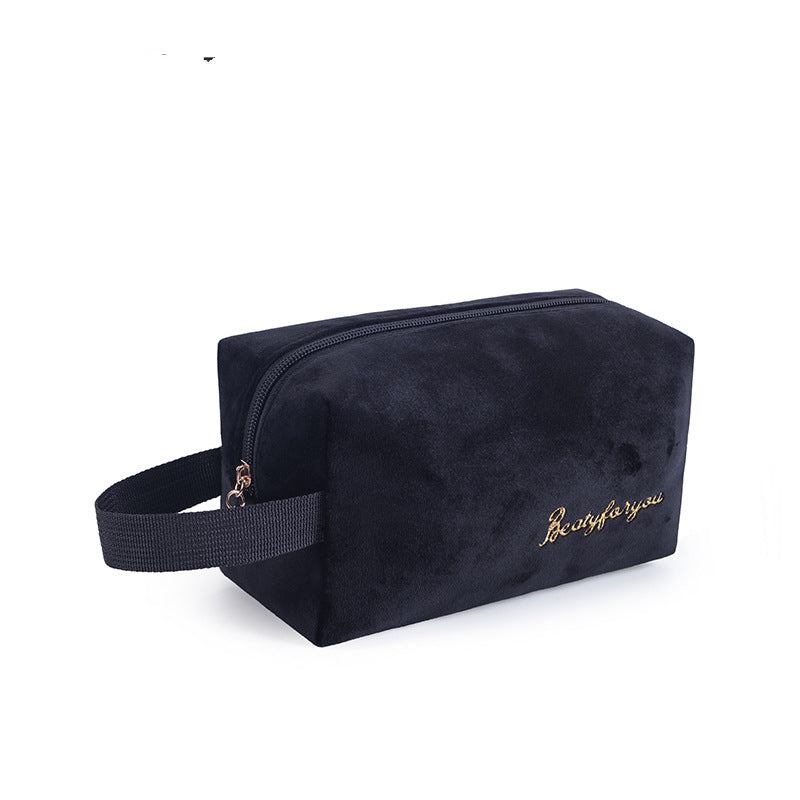 Flannel Cosmetic Storage Bag Tote Cloth
