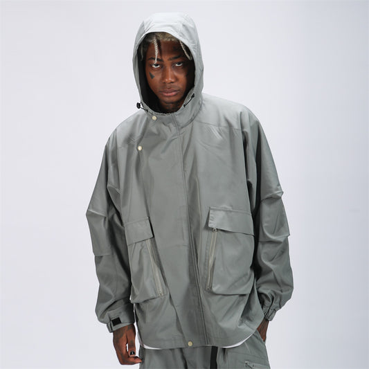 Men's Hipster Ins Niche Loose Hooded Jacket
