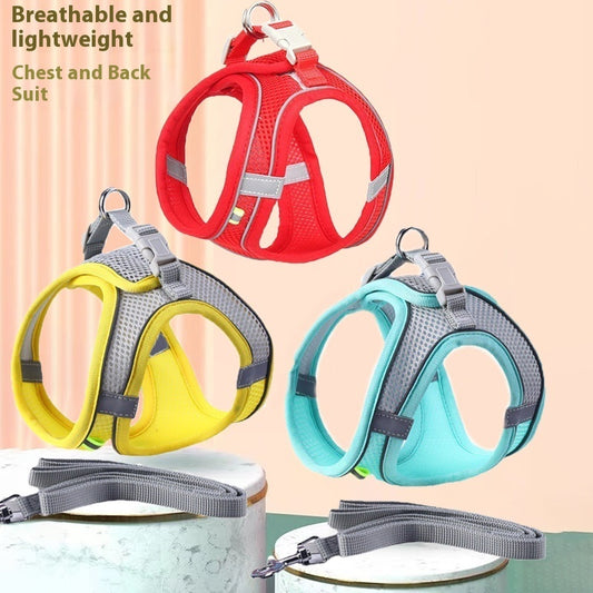 Pet Cat And Dog Universal Breathable Mesh Reflective Adjustable