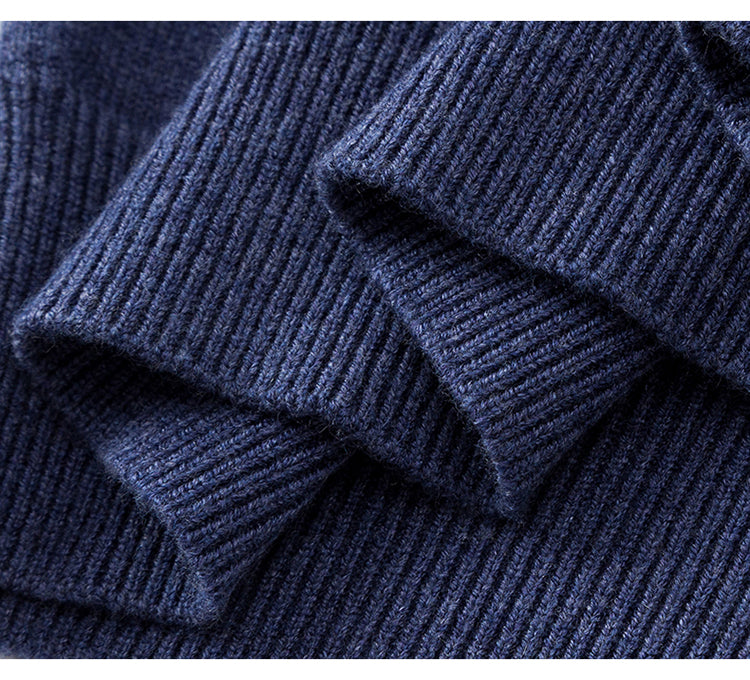 Vinter Crew Neck Trend Herre Sweater Toppe