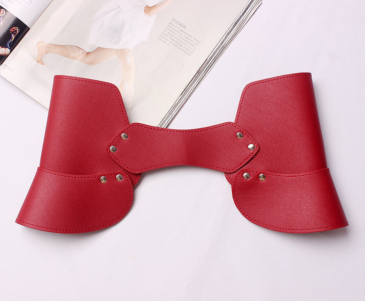 Fashion Girdle, Retro Was Thin, Wide Belt, All-match Waist