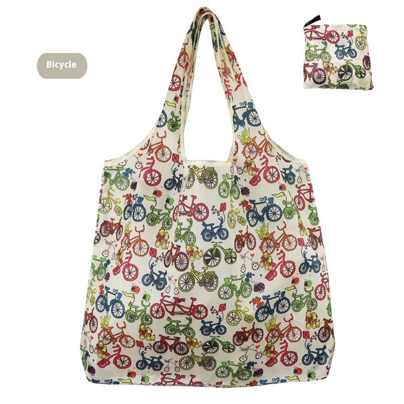 Folding Shopping Cartoon Portable Large Capacity Portable Grocery Bag