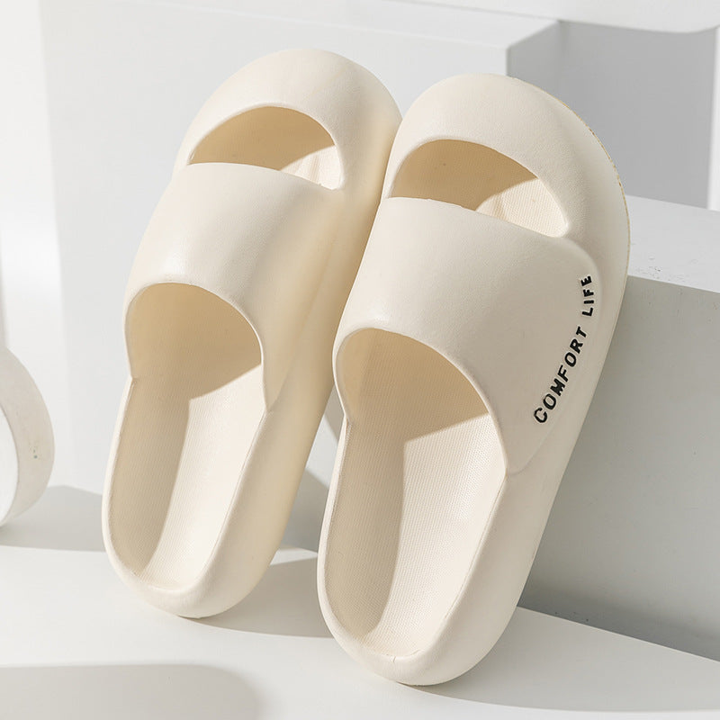 New Thick Bottom Indoor Home Non-slip Outdoor Wear Slippers