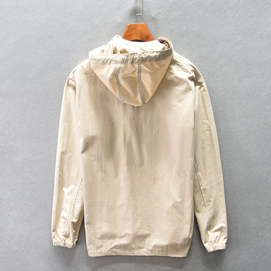 Men's Hooded Casual Shirt Jacket