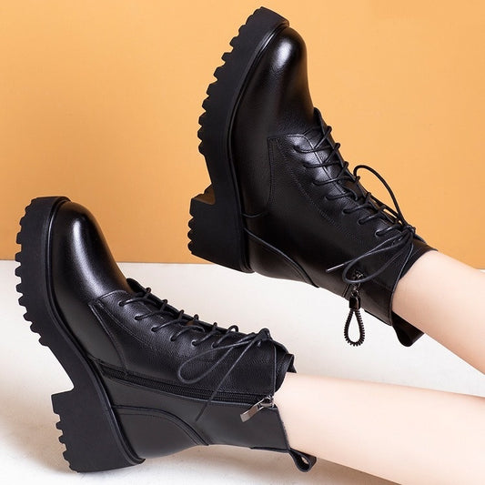 Women's Thick-soled Fluffy Snow Boots