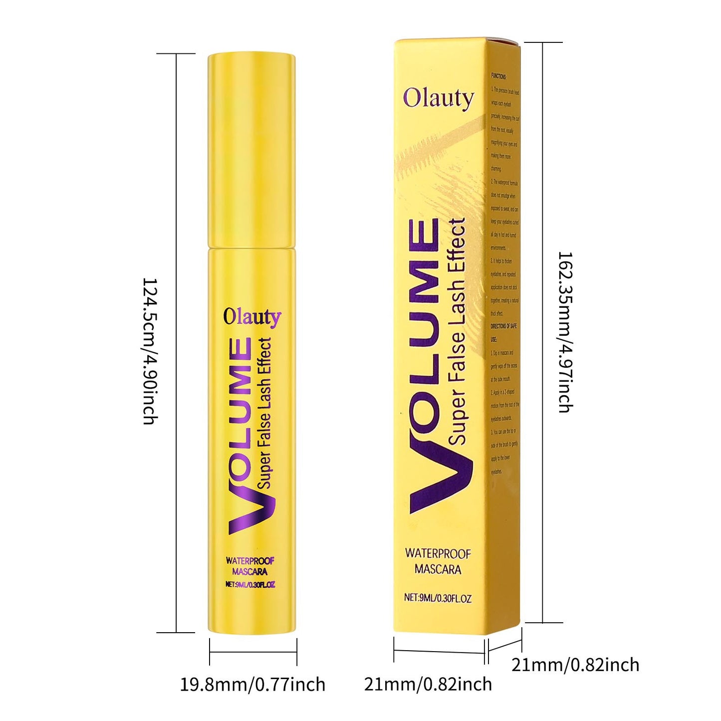Langvarig, Smudge-fri, Fiberforstærkende, Volumengivende og Buende Mascara