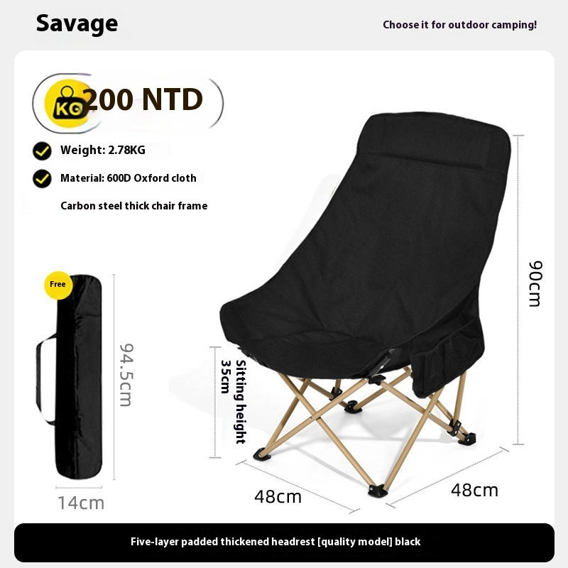 High Quality Outdoor Folding High Back Chair Portable Stool