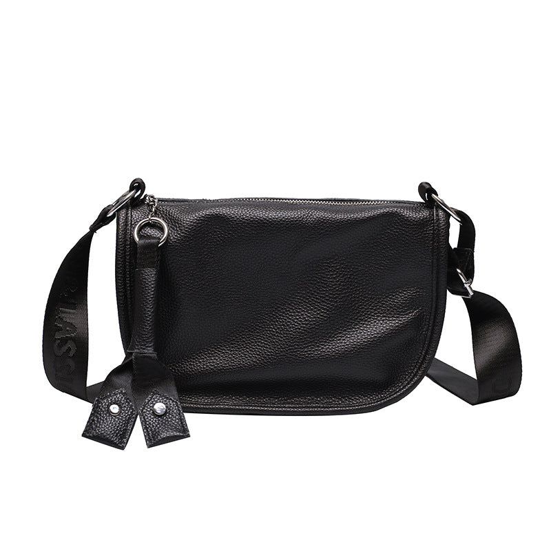 Head Layer Cow Leather Large Capacity Messenger Bag