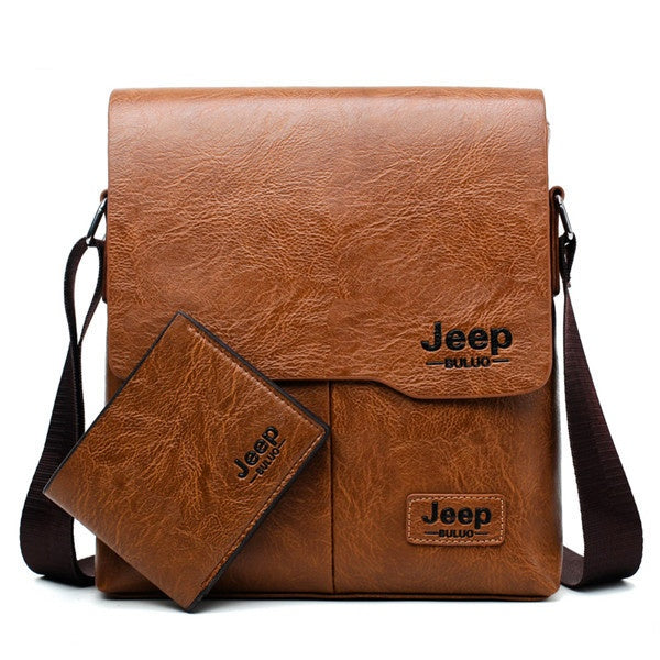 Business Casual One-shoulder Messenger Bag Wallet Combination