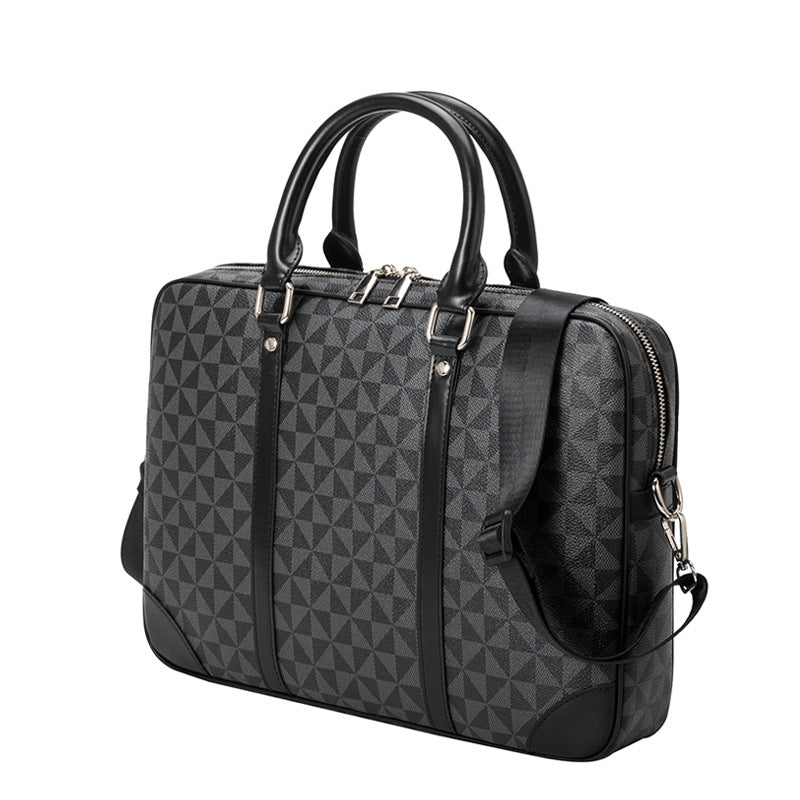 Afslappet computertaske trendy skuldertaske
