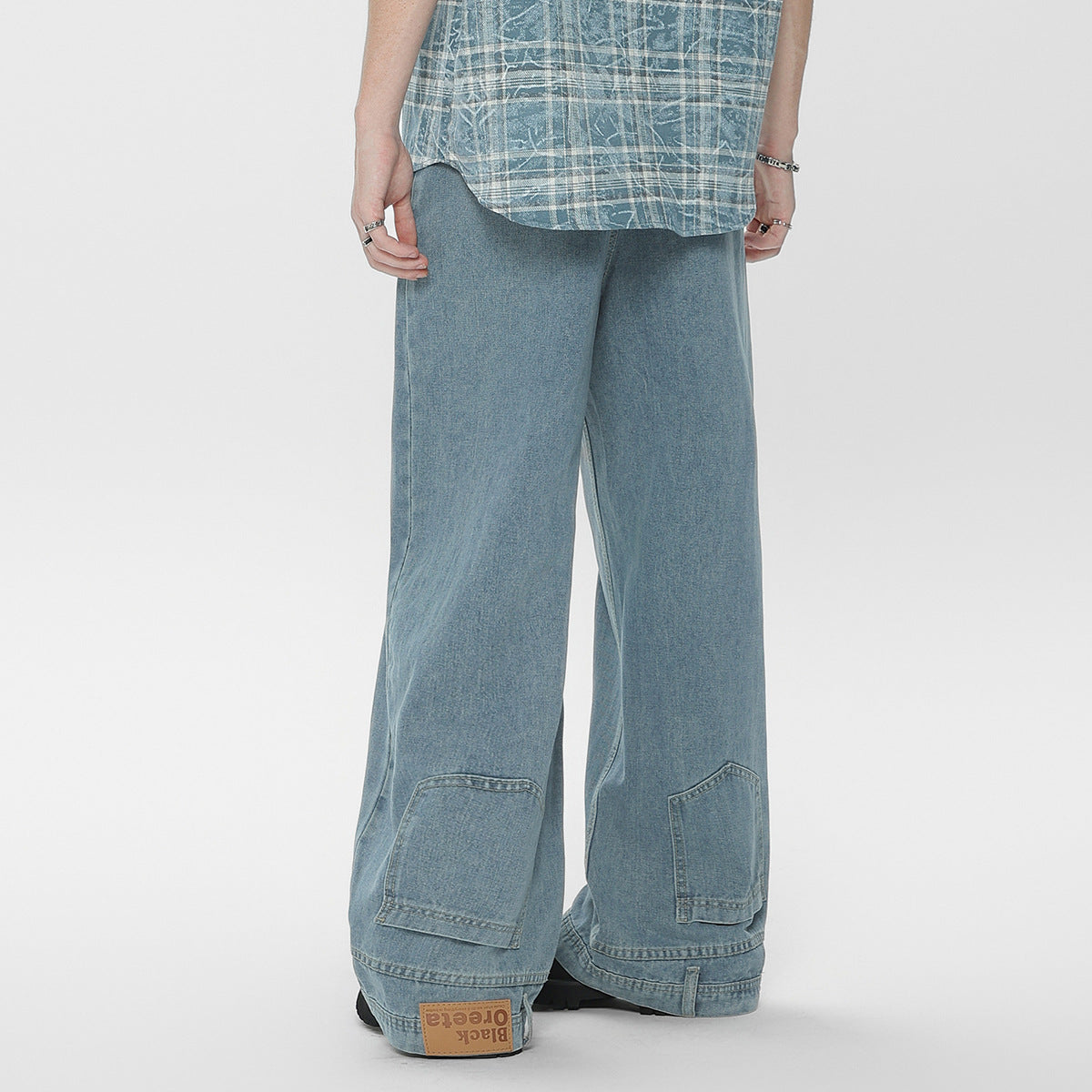 Washed Inverted American Jeans