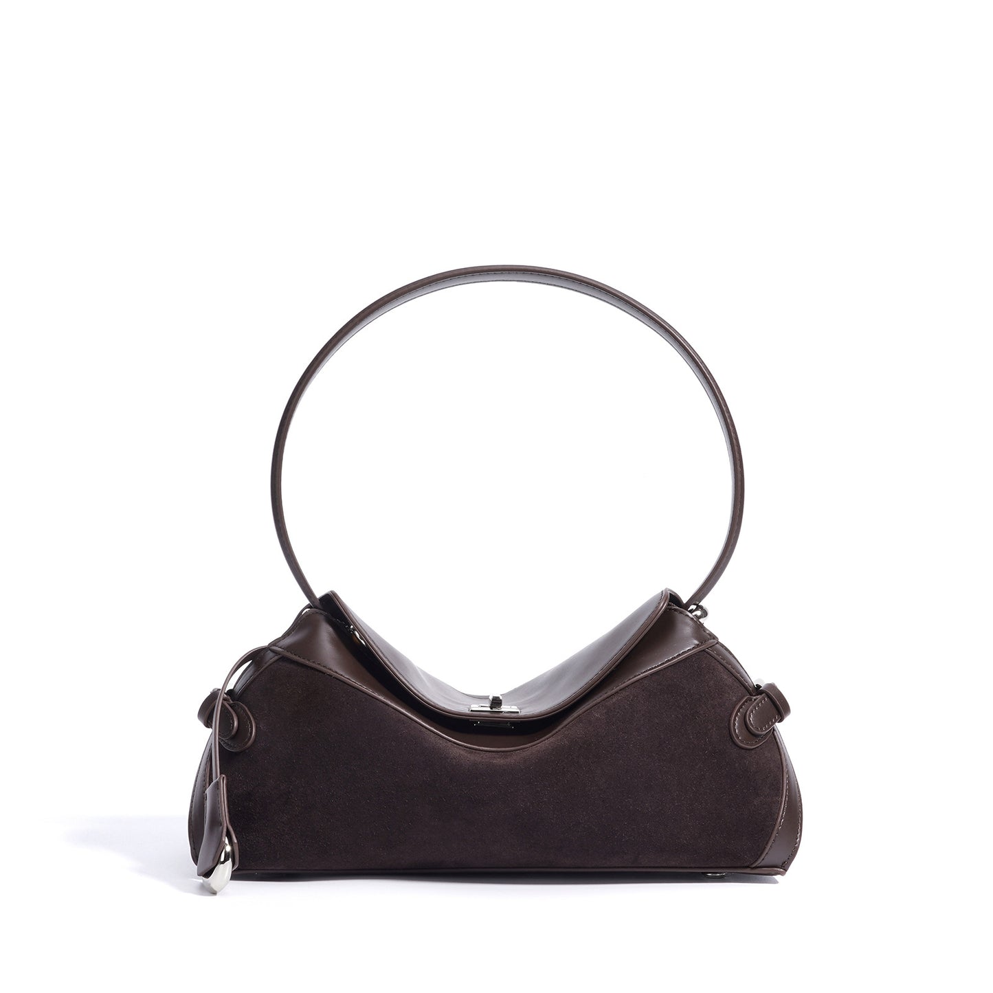 Personalized Simple Casual Autumn And Winter New Frosted Solid Color Tote